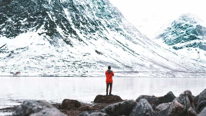arctic fjord sightseeing by mini bus