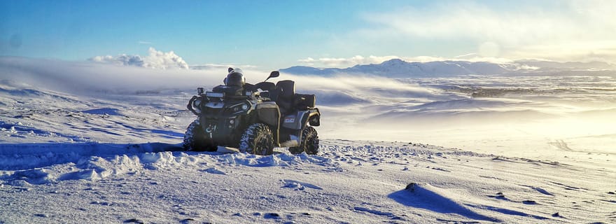 Reykjavik : Tour en bateau d'observation des baleines et tour en quad