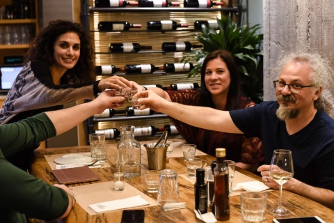 Athens: Food and Wine Tasting Tour at Night Small Group Tour