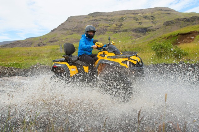 Vanuit Reykjavik: ATV- en helikoptertour