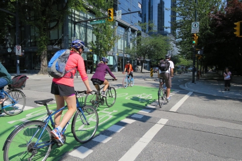 Vancouver: recorrido guiado en bicicleta por Stanley Park y el centro
