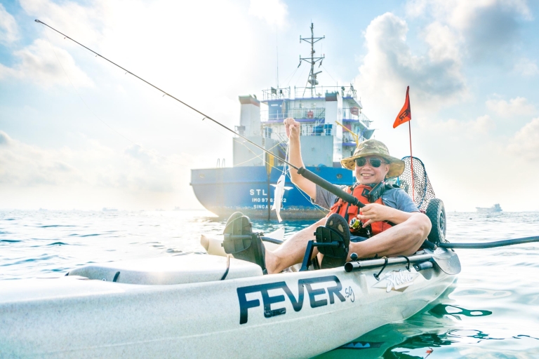 Singapur: tour de pesca en kayak de 4 horas