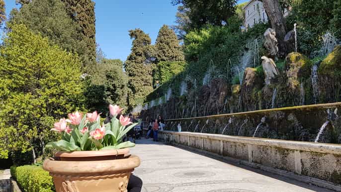 from rome villa deste and hadrians villa with lunch