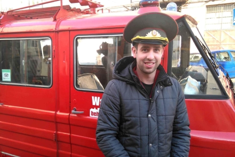 Warschau: Private Kommunismus-Tour mit dem Retro Minibus