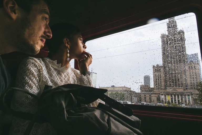 Warschau: Private Kommunismus-Tour mit dem Retro Minibus