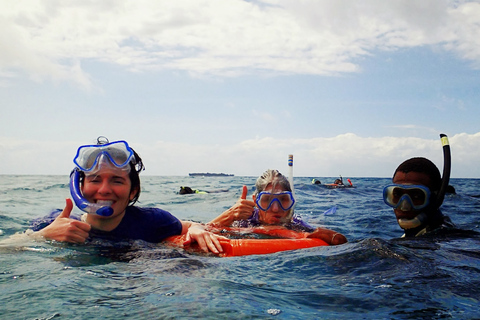 Dhow Tour en velero por el parque marino Kisite y la isla WasiniTour desde Shanzu y Mtwapa