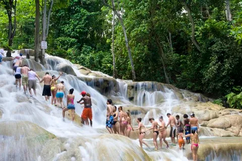 Jamaica: Cataratas do Rio Dunn e excursão de tubulação no rio Jungle