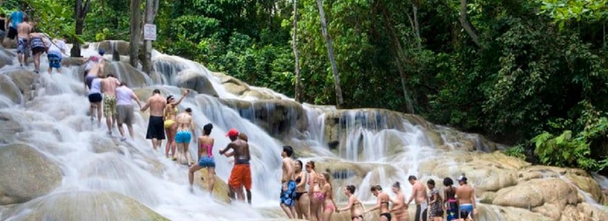 Jamaïque : Chutes de la rivière Dunn et descente de la rivière Jungle en chambre à air