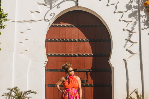 Marrakesh: fotoshoot met een privé-vakantiefotograaf3 uur + 75 foto's op 3 locaties