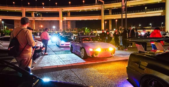 Tokio: Legendäre JDM CAR TOUR Daikoku Underground Meetup
