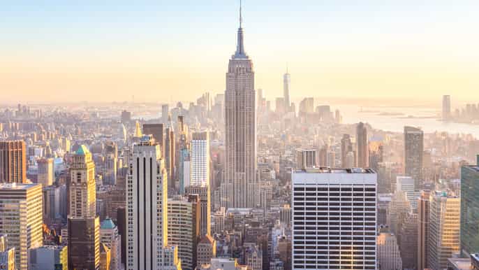 combo empire state y crucero estatua de la libertad