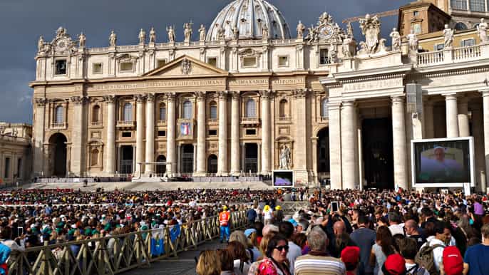 audiência com o papa francisco e guia turístico