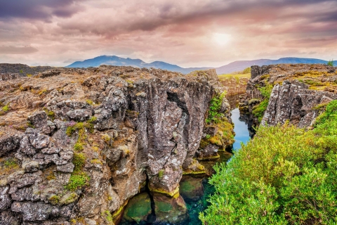 Ab Reykjavik: Gullni-hringurinn-Tagestour & Blaue LaguneTour mit Abholung an ausgewählten Orten