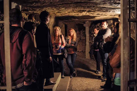 Parijs: Catacomben Tour met speciale toegang