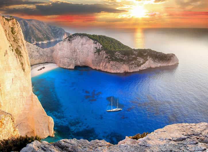 Navagio Beach Day Tour Of Shipwreck Beach The Blue Caves Getyourguide