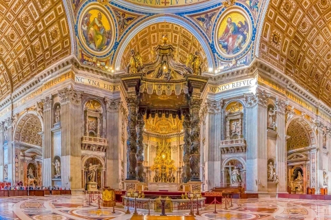 Tour de los Museos Vaticanos y San Pedro con tumbas papales