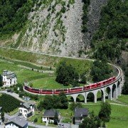 From Milan: Bernina Express with Panoramic Carriages