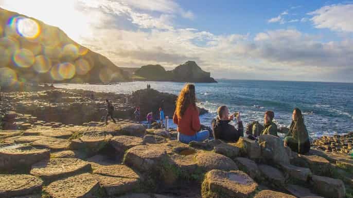 belfast calçada dos gigantes e excursão pela cidade de 2 dias em hopon hopoff