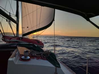 Neos Marmaras: Sunset West Sithonia Islets Sailboat Tour