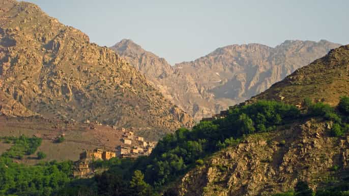 desde marrakech caminata de 3 días hasta el monte toubkal