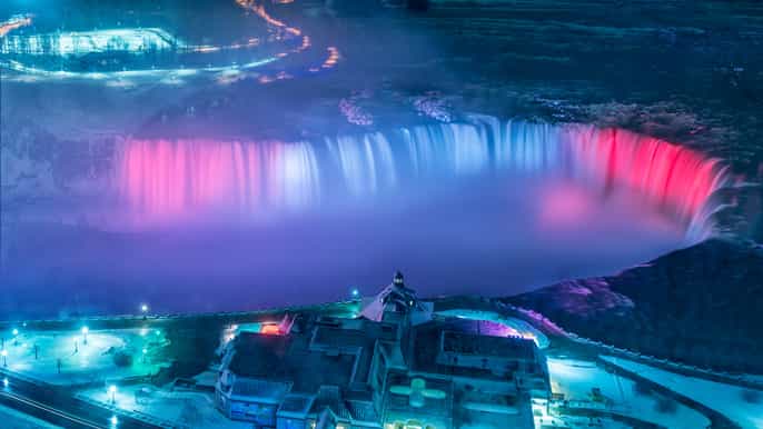 cascate del niagara tour luci serali da toronto