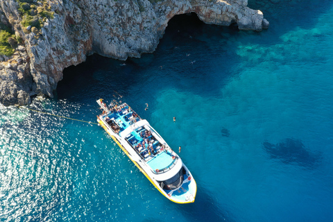 MyTours - Zakynthos: Shipwreck Beach & Blue Caves Boat Tour