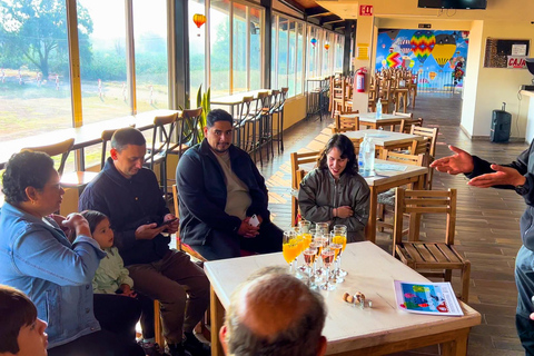 Teotihuacan : Vol en montgolfière avec petit-déjeuner et transport