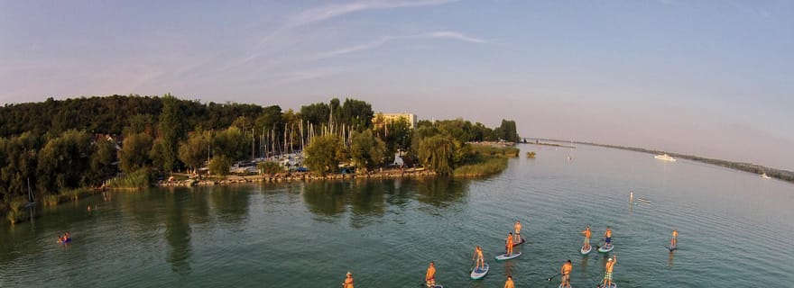 Lac Balaton : Excursion en paddle board dans le parc national de Tihany