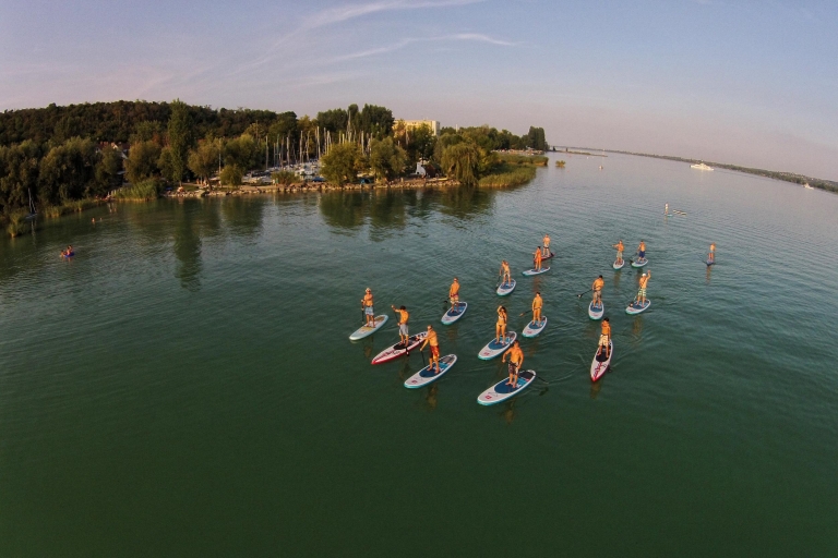 Balatonmeer: Paddle Board Tour van het nationale park TihanyBalatonmeer: SUP-tour door Tihany National Park voor beginners