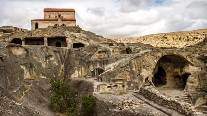 tbilisi ancient cave settlement and unesco heritage tour