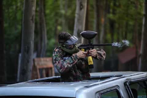 Krakow: Half-Day Paintball and Shooting Range Experience