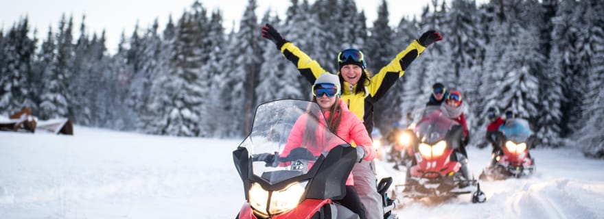 Zakopane : Expédition en motoneige et feu de joie facultatif