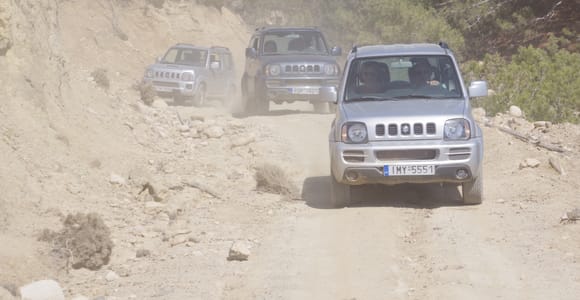 Rhodes: 4x4 Self-Drive Jeep Tour with Pickup in the North