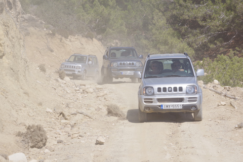 Rhodos: 4x4 Selbstfahrer-Jeep-Tour mit Abholung im Norden