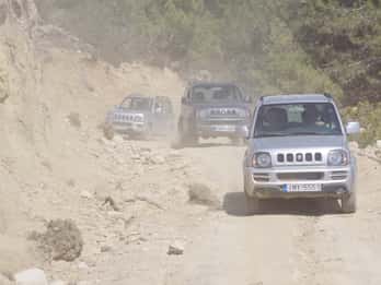 Rhodos: Selbstfahrer-Jeep-Tour mit Abholung im Norde Rhodos: Selbstfahrer-Jeep-Tour mit Abholung im Norde