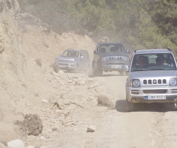 Rhodes: 4x4 Self-Drive Jeep Tour with Pickup in the North