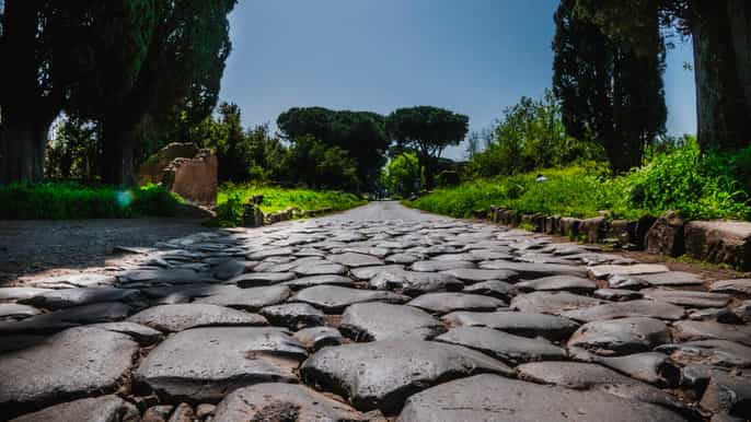 roma las catacumbas y la vía apia