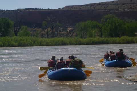 From Moab: Colorado River Half-Day Rafting Trip