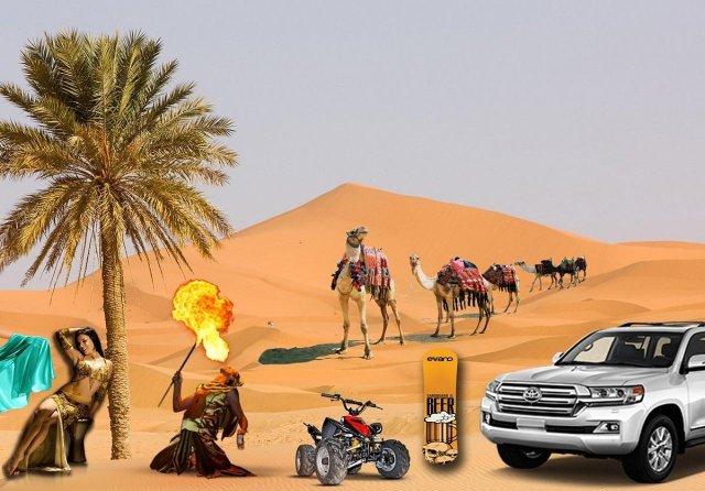 Dubai: Sunset Desert Safaris, Dinner, Shows &amp; Camel Riding