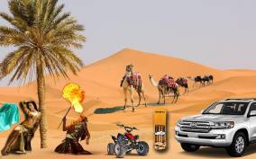 Dubai: Sunset Desert Safaris, Dinner, Shows & Camel Riding