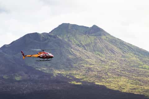 bali kintamani volcano 30minute scenic helicopter tour