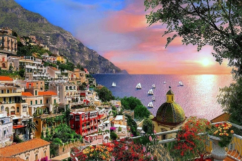 Sorrent: Positano und Amalfi mit dem Boot