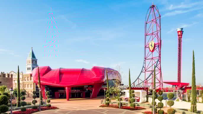 PortAventura and Ferrari Land: Full-Day Trip from Barcelona