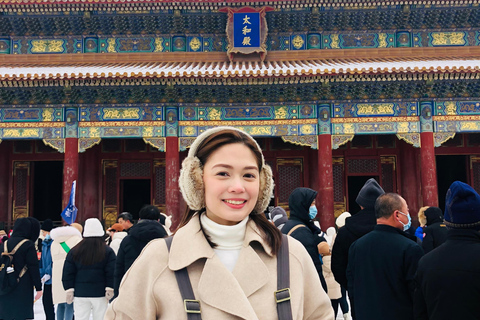 Beijing Mutianyu Great Wall&ForbiddenCity All Inclusive Tour Professional guide tour pick up from city