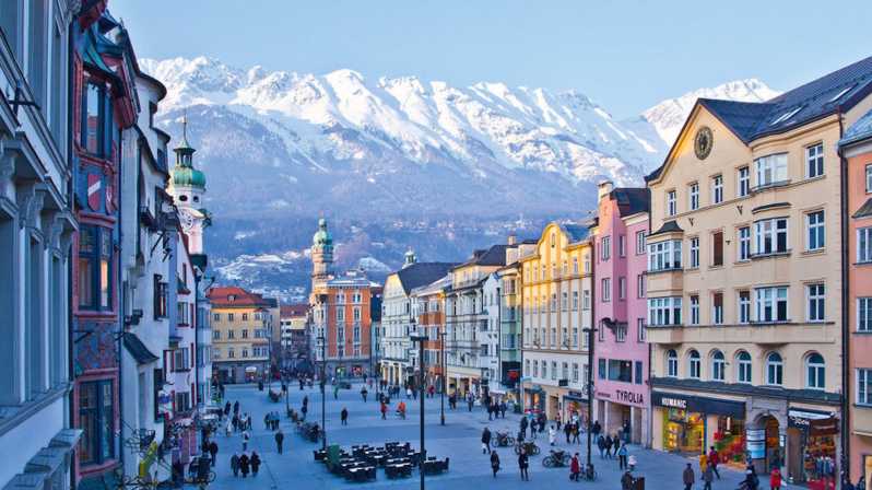 Innsbruck: Stadtkarte mit öffentlichem Nahverkehr