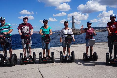 Chania: tour combinado en segway por la ciudad vieja y el puertoTour combinado de la ciudad vieja y el puerto