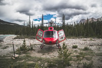 Rockies canadiennes, vol d'hélicoptère avec randonnée d'exploration - Hizvo