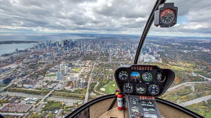 toronto city sightseeing helicopter tour