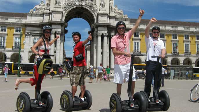 excursão terrestre em lisboa excursão de segway na cidade velha de 15 horas