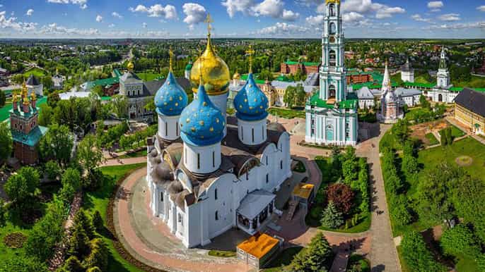 moscou viagem de um dia ao anel de ouro e à lavra da trindade